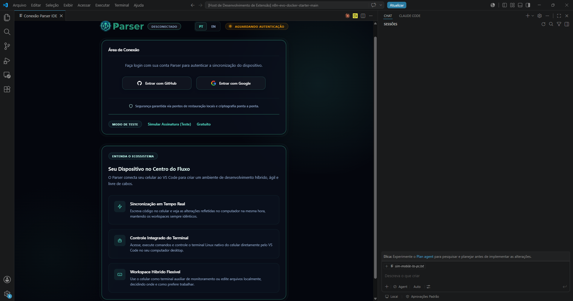 Parser Extension no VS Code